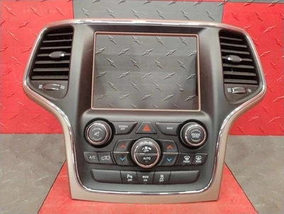 Controles de aire acondicionado de calefacción automática de doble zona para Jeep Grand Cherokee 14-15 con bisel de tablero Foto 1 de 4