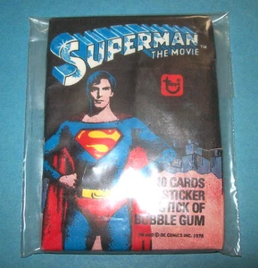 1978 Topps SUPERMAN The Movie Card Pack New/Sealed - Picture 1 of 3