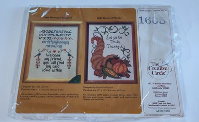 THE CREATIVE CIRCLE 1605 BIENVENIDA SAMPLER AGUJA ARTESANAL 8 x 10" ACOC1605 Foto 1 de 4