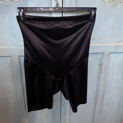 Flexees Maidenform Shapewear High Waist Shorts 7" Inseam Black Size XXL - Imagem 1 de 4