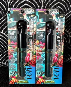 🌺2er Pack IONI DIA DE LOS MUERTOS ANGEL METALLIC TEAL GREEN SHIMMER LIQUID EYESHADOW - Bild 1 von 12