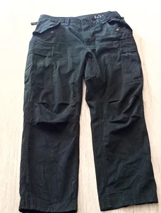 Polo Ralph Lauren Tactical Pants Men 42Tx36 Belted 67 RL 1T202 Distressed black - Picture 1 of 19
