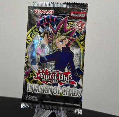 Invasion Of Chaos Booster Pack 25th Anniversary Sealed Yu-Gi-Oh - image 1 of 2