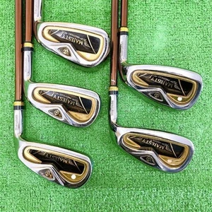 Majesty Prestigio Gold Premium Iron Set 6I-PW 5 Clubs R Flex Men's RH Japan - Picture 1 of 24