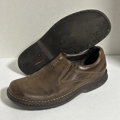 Merrell Ortholite Hombres World Passport Mocasines Zapatos Marrón Cómodos Sin Cordones Talla 13 Foto 1 de 4
