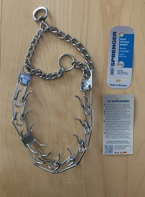 Herm Sprenger Ultra-Plus Prong Dog Training Collar - Chrome – 22 inch - Image 1 of 4