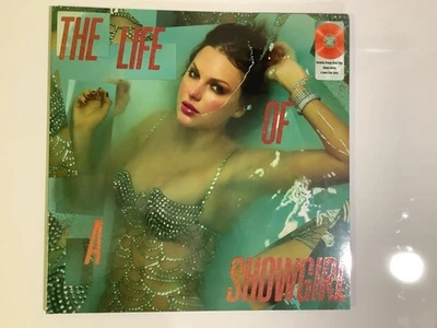 Taylor Swift. The Life of a Showgirl. NEW SEALED Orange Glitter Colored Vinyl LP - Image 1 of 2