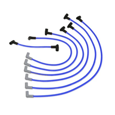 Juego de cables de bujía Taylor 84618; ThunderVolt 8,2 mm azul para Jeep 6 cilindros Foto 1 de 3