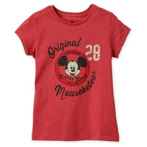 Disney Store Mickey Mouse Club Mouseketeer T Shirt Girls Size 2/3 4 7/8 - Picture 1 of 1