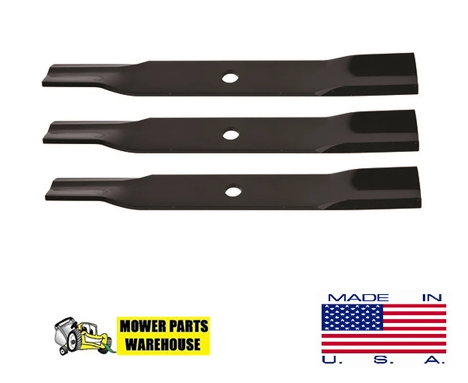 JOHN DEERE REPLACEMENTS 3 BLADES FOR JOHN DEERE MOWER 60" M87622 AM100538 M141785 400 420 430 425 435