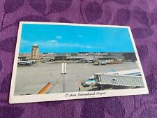1960s United Airline gate area w/720 EA electras Chicago O’hare airport postcard