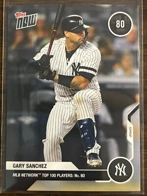 2020 Topps Now #MN80 Gary Sanchez New York Yankees - Image 1 of 2