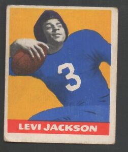 1948 Leaf  Football Card #5 Levi Jackson-Yale Bulldogs Vg Card