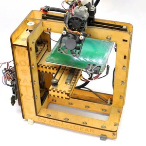 MakerGEAR Mosaic M1 Original 3D Printer Wood Kit Fully Assemb. AS-IS No Pwr.Sup. - Picture 1 of 8