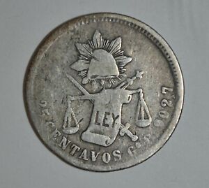 Mexico 25 Centavos 1884 GoB (((3261