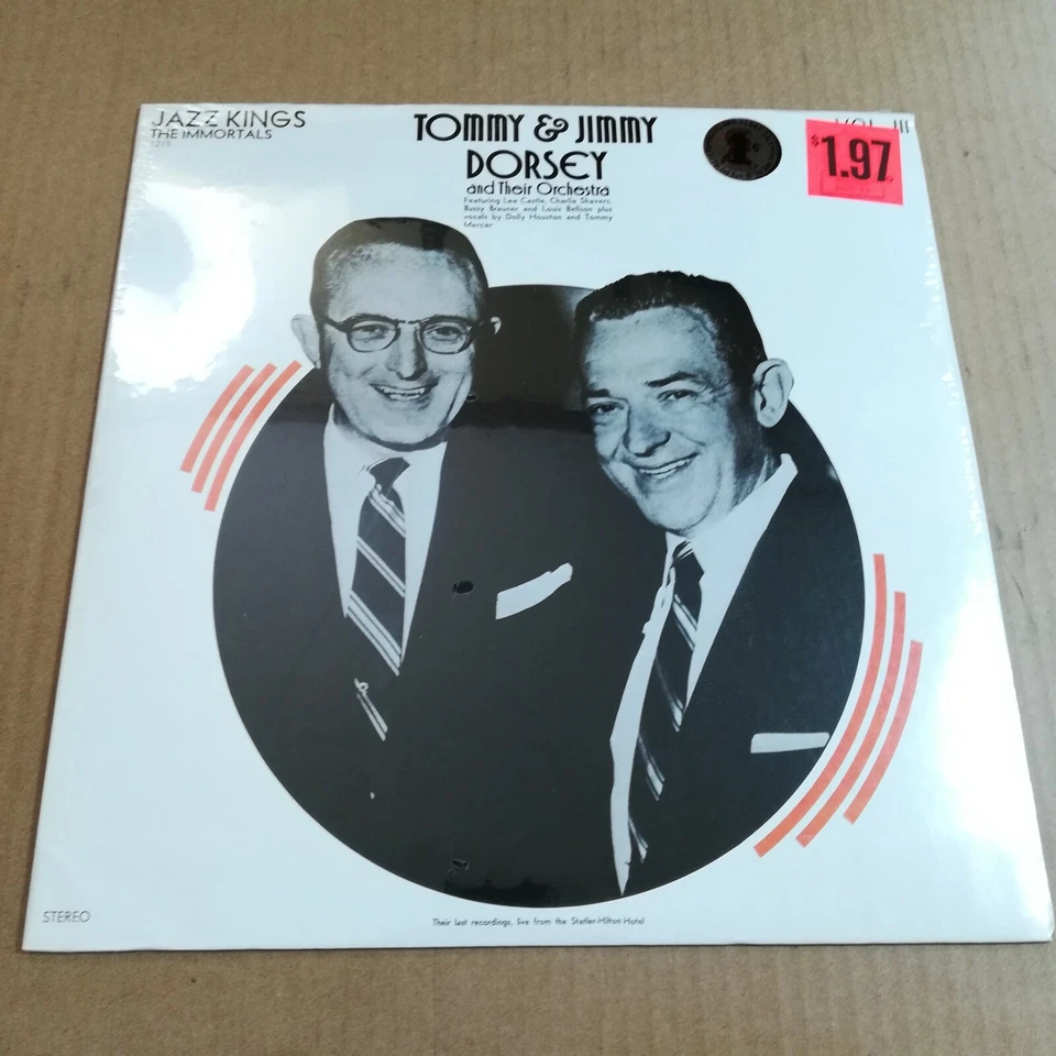TOMMY & JIMMY DORSEY Jazz Kings Immortals Vol. III LP Jazz Kings 1215 SEALED NEW - Image 1 of 1