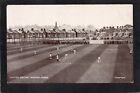 Postcard Leyton Cricket Ground nr Walthamstow London Essex houses pitch