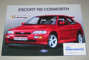Prospetto Ford Escort Rs Cosworth 220 Cv Con T-25 Turbocompressore - Uscita 1994 - Foto 1 di 2