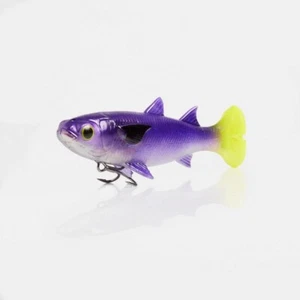 Savage Gear Pulse Tail Mullet Line Thru Model 4" Model 3715 Plum Chartreuse - Picture 1 of 1