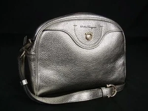 Salvatore Ferragamo Gancini Leather Crossbody Shoulder Bag For Women 2506TY - Picture 1 of 8