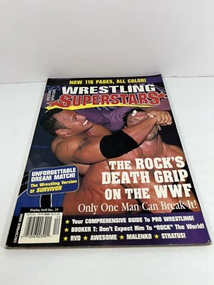 Wrestling Superstars Magazine December 2000 The Rock. WWF (WWE) RVD - Image 1 of 4