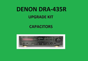 KIT DI RIPARAZIONE ricevitore stereo DENON DRA-435R - tutti i condensatori