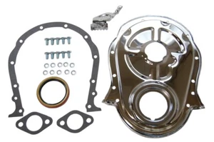 Big Block Chevy Steel Timing Chain Cover Kit w/ Timing Tab BBC 396 402 427 454 - Picture 1 of 3