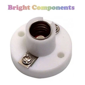 2x MES (E10) Miniature Lamp Light Bulb Holder (White) : UK Seller - Picture 1 of 1