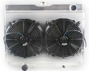 3 Row Shroud Fan Radiator For Mercury Cougar/XR7 1968 1969 1970 390/428/429 V8 - Foto 1 di 9