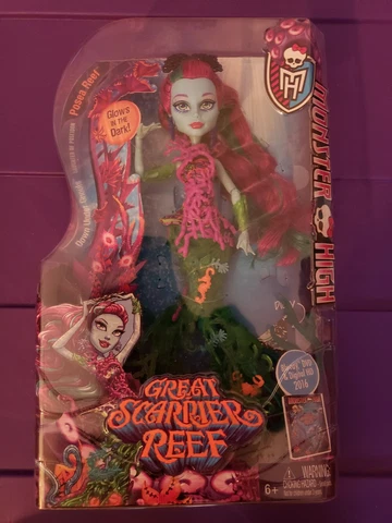 Monster High Great Scarrier Reef Posea Reef Down Under Ghouls Doll New In Box Cover