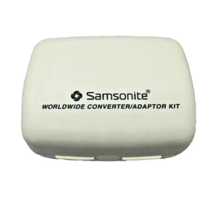 Samsonite Worldwide Converter Adapter Kit With Carry Case 1600 Watt For Travel - Picture 1 of 6