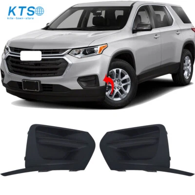 Cubierta de luz antiniebla izquierda y derecha para Chevrolet Traverse L/LS 2018-2021 texturizada-negro Foto 1 de 4