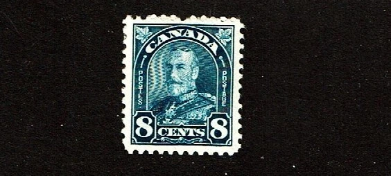 1930-1 Canada  8c Dk Blue Geo V  Sc#171 M/VLH/OG  Wow! - Image 1 of 1