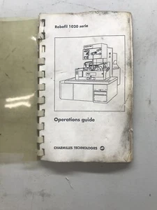 charmilles Operations Guide Robofil 1020 2020 4020 4 - Picture 1 of 5