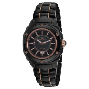 Oceanaut High-tech Ceramic Date Black Mother-of-pearl Dial Women's Watch $795 - Picture 1 of 2