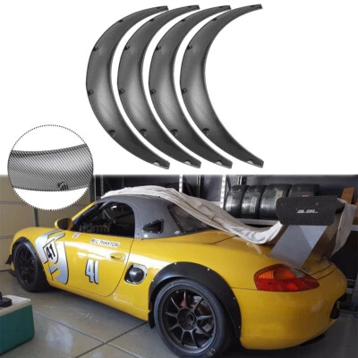 Kit de arcos de rueda de carrocería ancha para guardabarros de fibra de carbono de 4,5" para Porsche Boxster Foto 1 de 4