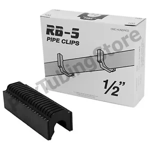 (100) 1/2” PEX/Copper/CPVC Stand Off Clips for Peter Mangone RB-5, RB-6, #P4BK - Picture 1 of 1