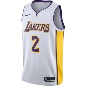 NEW- Lonzo Ball Nike NBA Swingman Jersey Lakers White 877209-107 Medium 44 - Picture 1 of 2