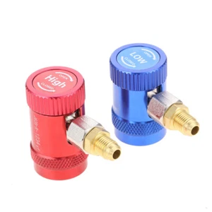 Adaptador conector acoplador manual R1234yf 1 pieza acoplador rápido lado alto bajo R1234yf - Imagen 1 de 1