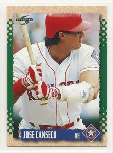 1995 Score Baseball - #4 - Jose Canseco - Texas Rangers