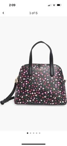 Bolso Cartera Kate Spade Schuyler Estampado Floral Cúpula Mediana, Nuevo con Etiquetas - Imagen 1 de 5
