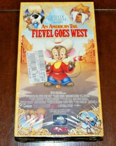 Factory Sealed VHS Video Cassette "An American Tail Fievel Goes West" Free Ship - Picture 1 of 2