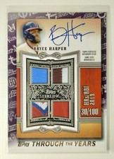 2021 Topps Bryce Harper Through the Years Insert TTY-8 Phillies RP