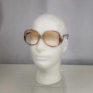 VTG Amber Gold Color Luxottica Oversized Eyeglasses Eyewear Granny Glasses - Picture 1 of 16