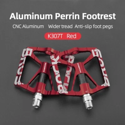 ROCKBROS Pedal Bicicleta 9/16" Antideslizante Ampliar Pedal Plano Sello Cojinete Reflectante Foto 1 de 4