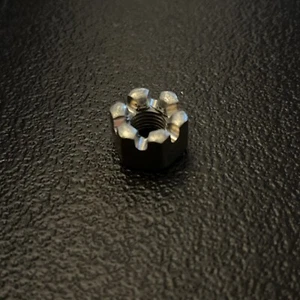 GENUINE HONDA 90321-SE0-000 Slotted Hex Castle Nut 10mm {FOR UPPER BALL JOINT} - Picture 1 of 3