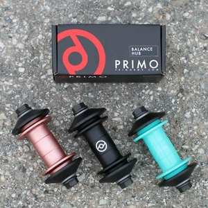 PRIMO BMX BIKE BALANCE FRONT BICYCLE HUB BLACK POLISHED TEAL ROSE GOLD ODYSSEY - Picture 1 of 7