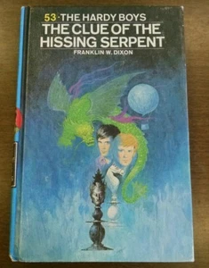 Hardy Boys The Clue of the Hissing Serpent 54 Fanklin Dixon 1974 Hardcover Book - Imagen 1 de 4