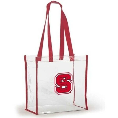 214 North Carolina State University Wolfpack NCAA Clear Stadium Tote Purse Bag Cover