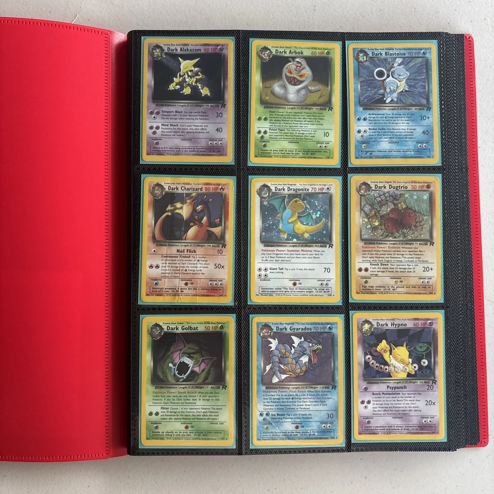 Pokémon Team Rocket Complete Set 83/82 Unlimited WOTC 2000 Dark Charizard MP-DMG - Image 1 of 4